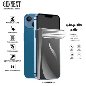 GENNEXT ANTI GORES JELLY HYDROGEL MATTE FOR IPHONE 11 12 MINI PRO MAX FULL SCREEN