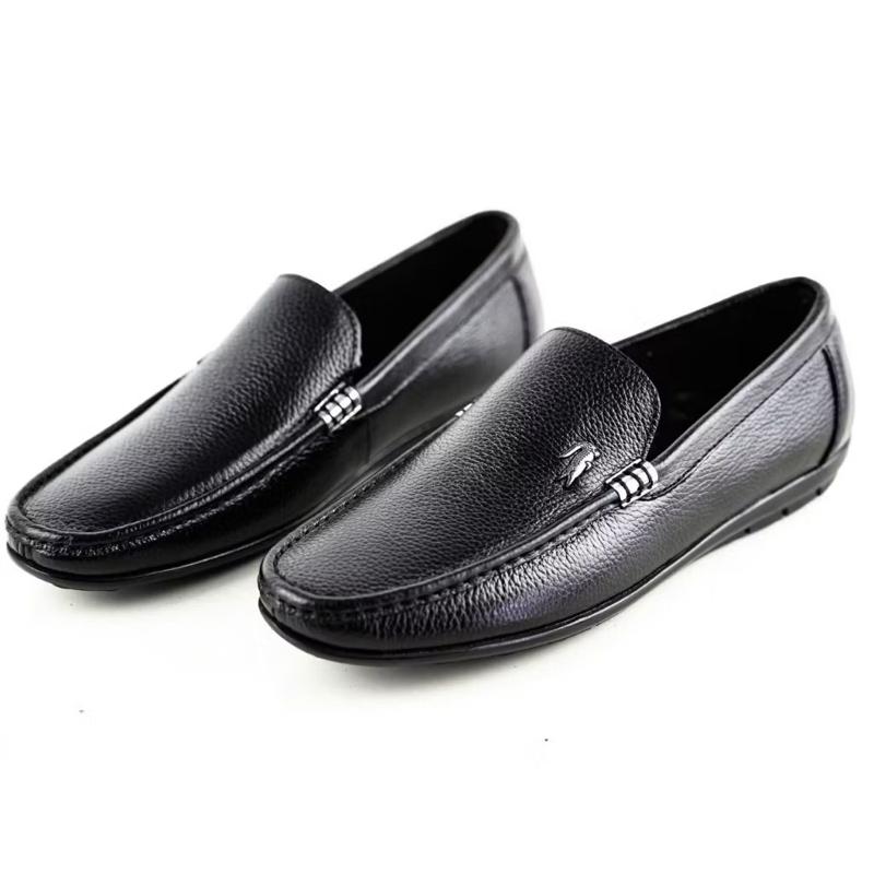 Giày lười nam LD-M01 - giày lười nam da sần đế cao su giày đi đám cưới,giày tây ,giày da bò ,có 2 màu đen và nâu đủ size từ 38-44 bảo hành 12 tháng - Nam - Loafer - đế bằng