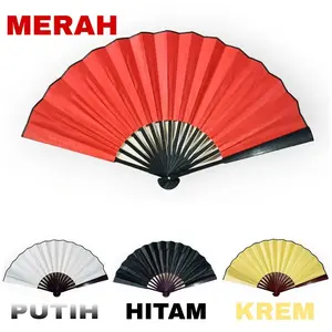 Kipas Kayu Polos Besar Kipas Tangan Kipas Lipat Kipas Kungfu Kipas Tari Diameter 60 cm