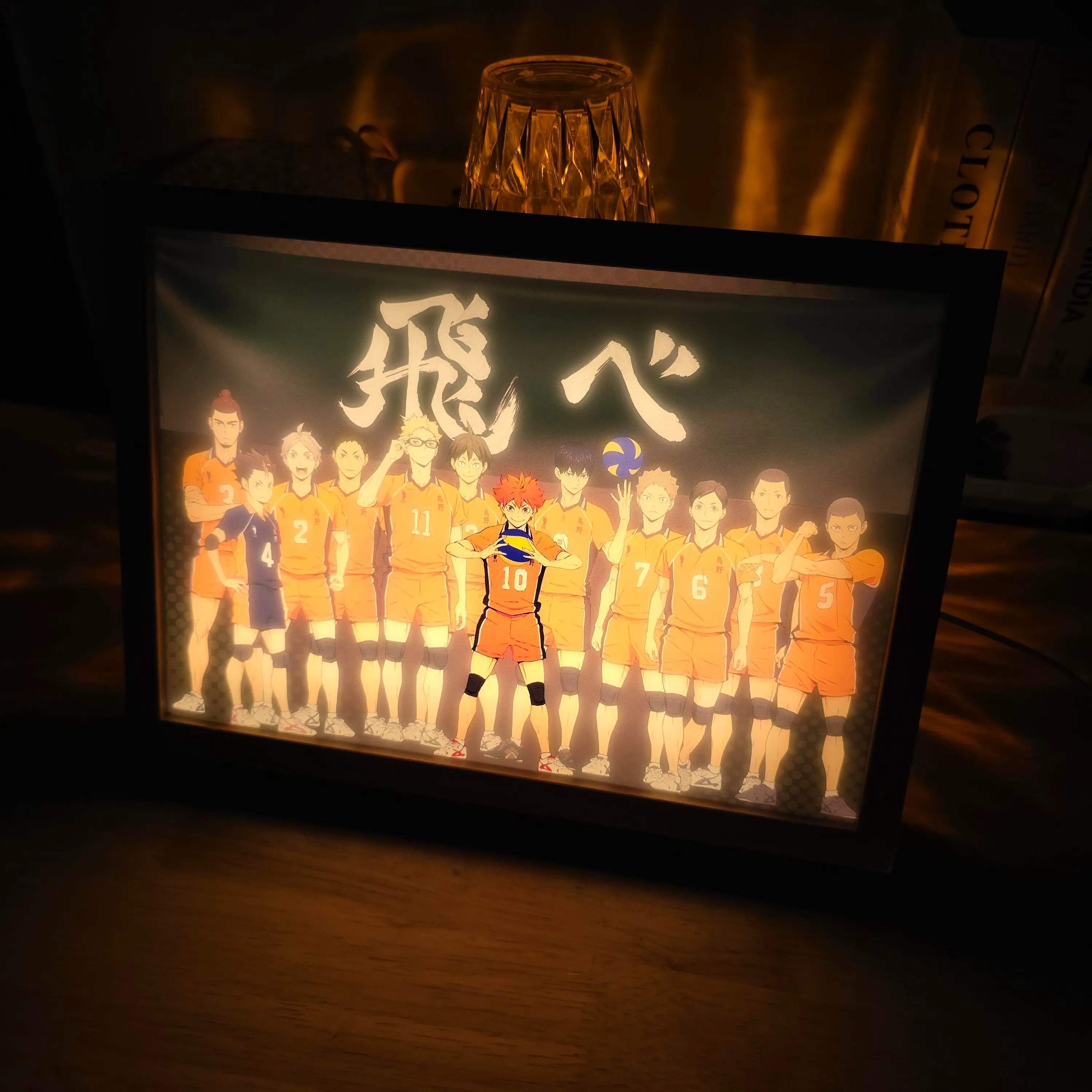 Haikyuu!! Led Light Painting Night Light Decorative Paintings Anime Gifts