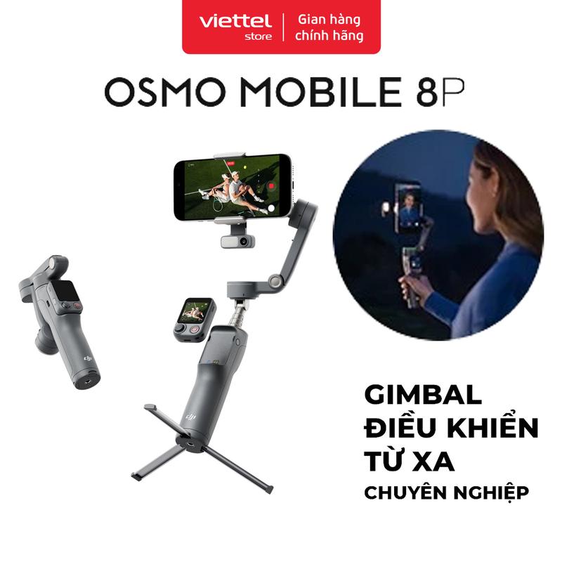 Gimbal chống rung điện thoại DJI Osmo Mobile 8P Chính hãng | Điều Khiển Từ Xa…
