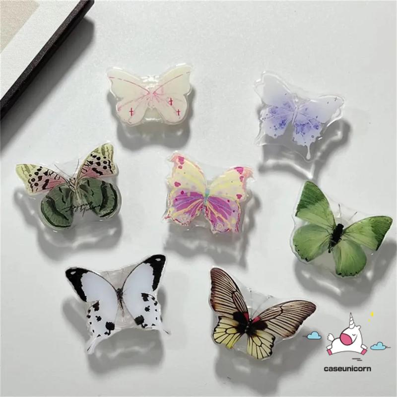 Product Introduction of Caseunicorn-Giá Đỡ Điện Thoại Có Thể Mở Rộng Thông Dụng, Gradient, Tưởng Tượng, Bướm, Phim Hoạt Hình, Dễ Thương, Mèo Lotso, Chó, Tay Cầm Hàn Quốc, Nhẫn 12