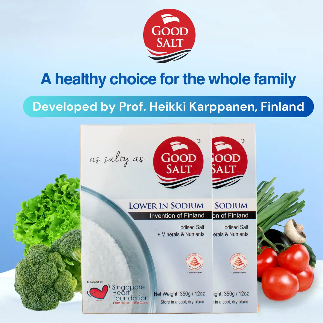 [Value Pack] GoodSalt Iodised Low Sodium Salt With Essential Minerals 350g
