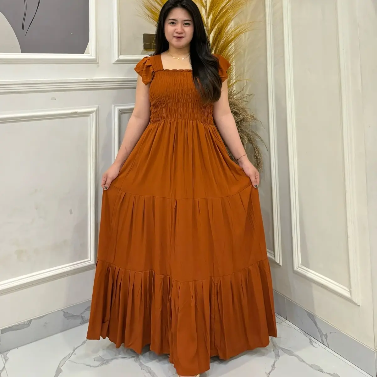 DRESS LUNA RAYON TWILLL PREMIUM BISA COD