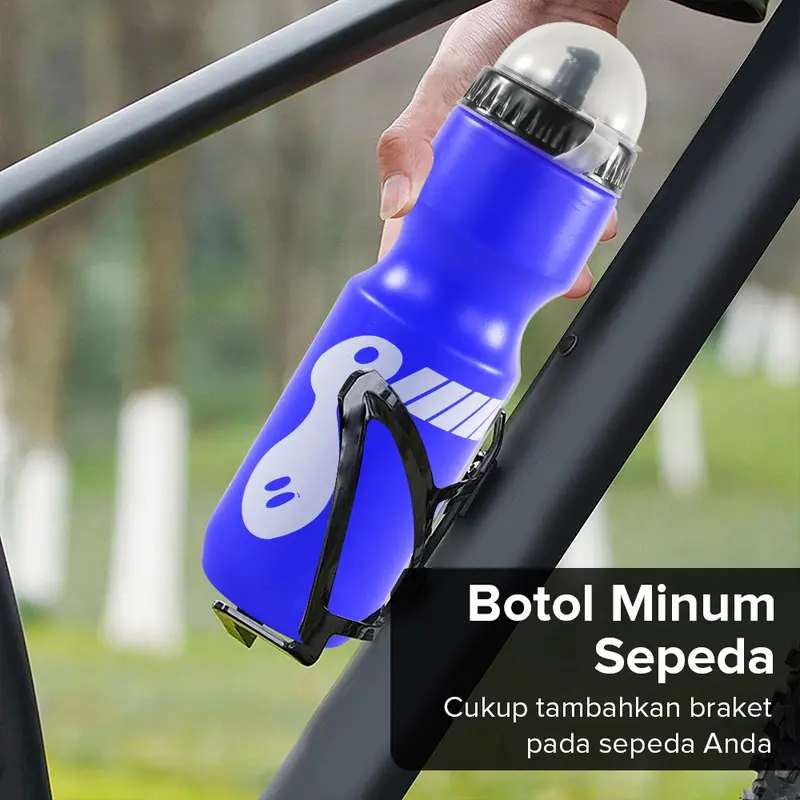 TaffSPORT Discovery Botol Minum Sepeda Olahraga with Dust Cover 650ml - 3026 1