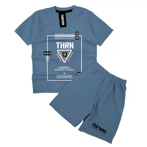 Setelan Kaos Anak Laki-laki Kaos Distro Anak Terbaru Satu Set Usia 2-10 Tahun