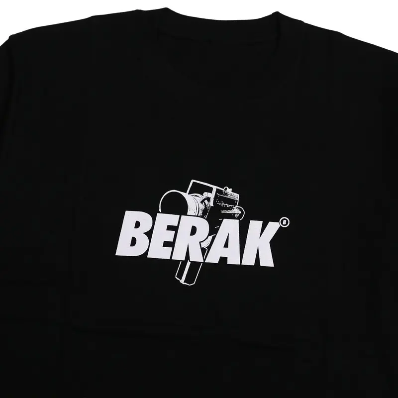 Berak 9420 Tshirt NUDIST BLACK Bahan Cotton Combed 24s Katun Lembut Kaos Nyaman Distro Pria Tebal Sablon 1