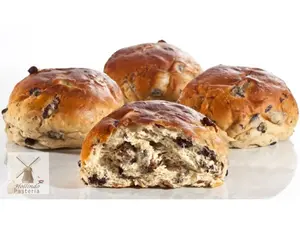 Sourdough Buttermilk Krentenbollen pack of 5 or 8 pieces