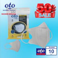 Gambar OTO Masker Duckbill 3ply Dewasa isi 10 Pcs - 1pack dari OTO Adult Diapers Kota Administrasi Jakarta Utara 1 Tokopedia