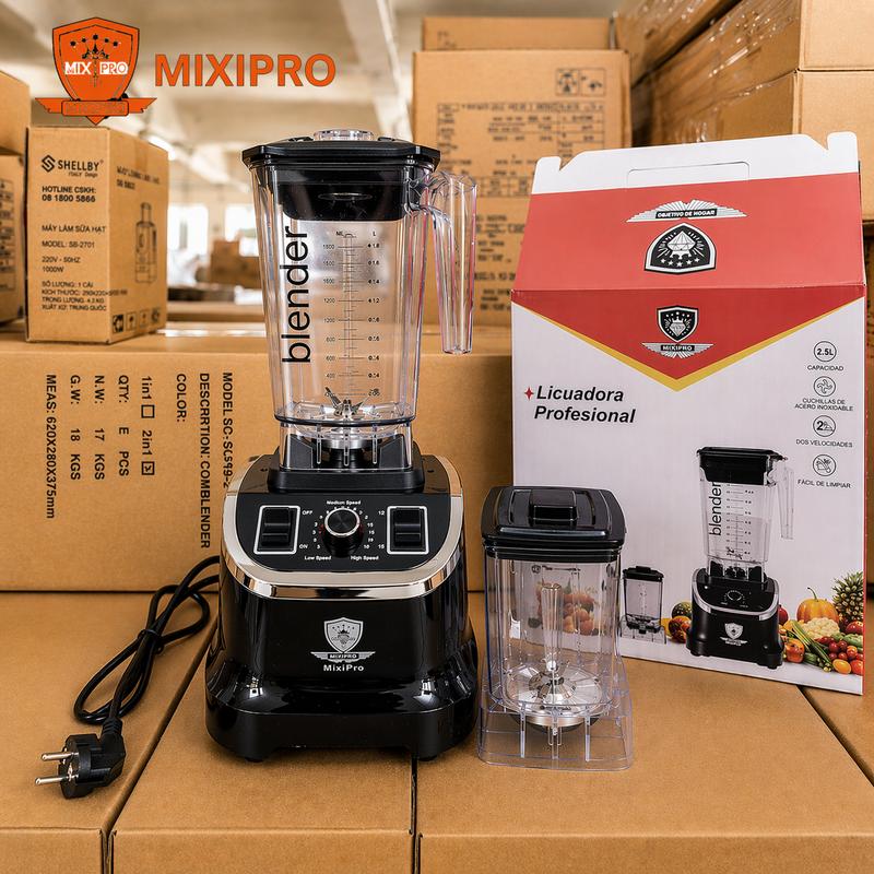 Máy Xay Đa Năng Mixi Pro 9525 – Bộ 2 Cối Xay Chuyên Nghiệp, Xay Đá Khỏe, Bền Bỉ