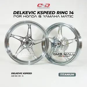 Velg KSpeed Bintang Laut Ring 14 2.15 1.85 Mio Vario 125 Beat NMAX New Turbo Neo Aerox Old New  Original Velg Black Diamond bd551