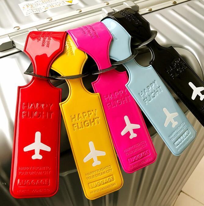 Product Introduction of 1/2pcs PVC Strip Luggage Tag Boarding Pass Portable Checked Pendant Luggage Case Anti-loss Tag Identification Tag Travel Accessory 7