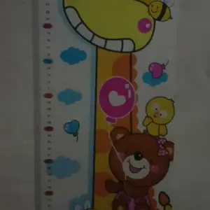 HIPPO LAND STICKER DINDING PENGUKUR TINGGI BADAN ANAK STIKER DEKORASI UKURAN TINGGI BADAN 151