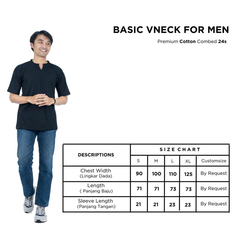 Product Introduction of Kenidwear - Tshirt Basic V For Men 0