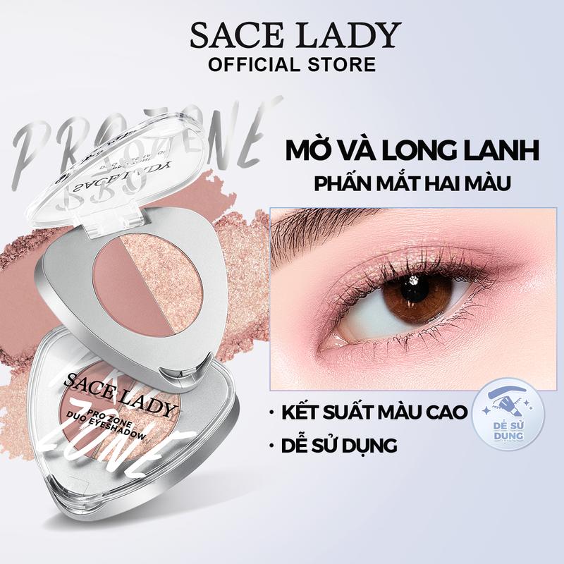   COD  Bảng Phấn Mắt SACE LADY Pro Zone Trang Điểm Mắt Lì Và Lung Linh Dễ Thoa Sắc Tố Cao Mỹ Phẩm Nhũ Mắt 