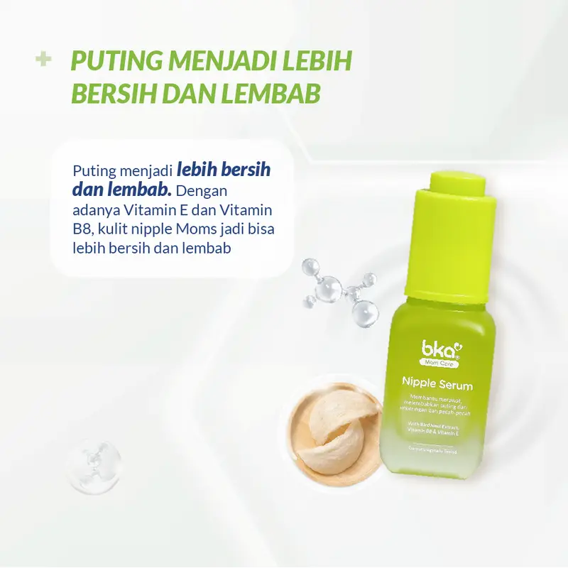 [LIVE] BKA NIPPLE SERUM isi 20ml - Meminimalisir PutIng Lecet Saat Menyusui - Perawatan Puting 4