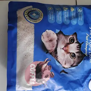 LuxCat 3 IN 1 Pasir Kucing Tofu Soya - Gumpal Cepat Wangi - Anti Bakterial 7L/2kg