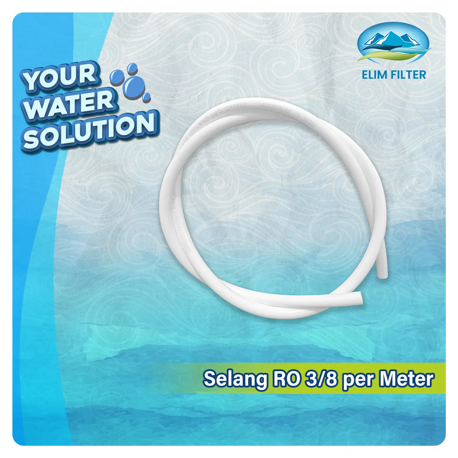 Selang RO 3/8 - Reverse Osmosis Tubing