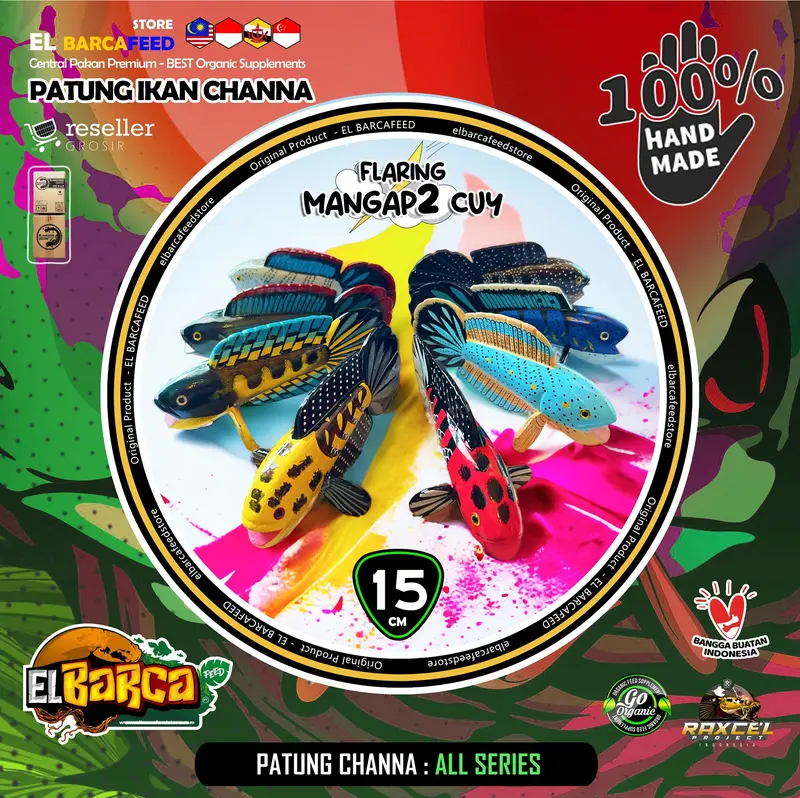 PELET MARKING Katak X Cacing Merah Pelet katak Super Dorpol Fin Channa Auranti Pelet ikan hias channa predator pelet fin auranti pakan 3