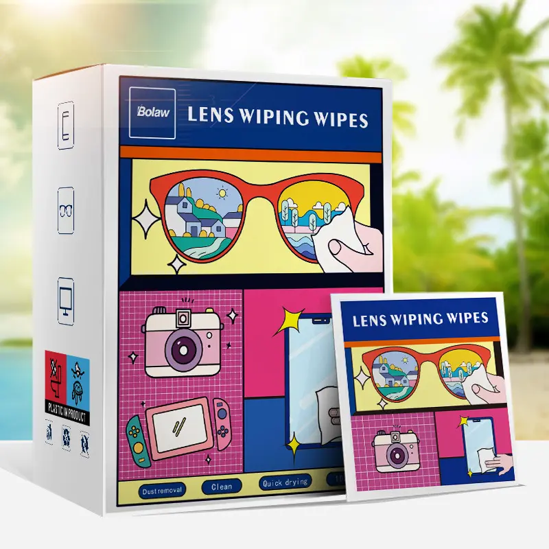[Hot Sale] Disposable Eyeglass Wipes - Ideal for Eyeglass Wearers and Phone Screen Cleaning