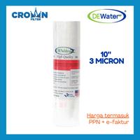 Gambar Filter Sedimen Dewater 10" uk. 3micron Filter air untuk RT / RO dari Crownfilter Kota Administrasi Jakarta Barat 1 Tokopedia