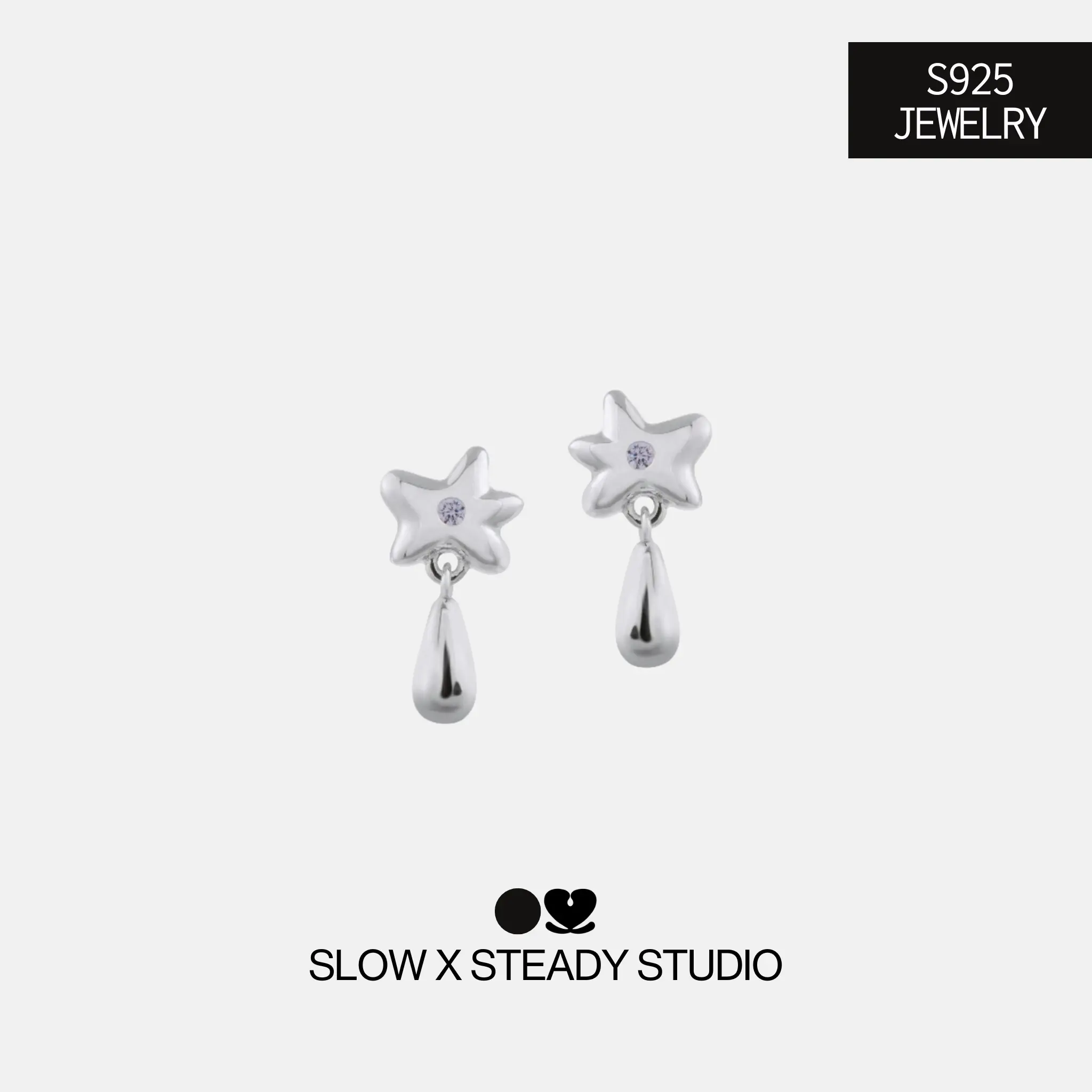 Slow x Steady | Honeydrop Earrings | 925 Sterling Silver Jewelry