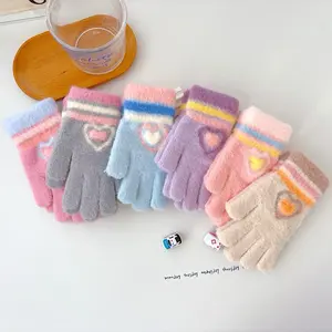 Sarung Tangan Anak Perempuan Winter Umur 5-10 Tahun Lembut