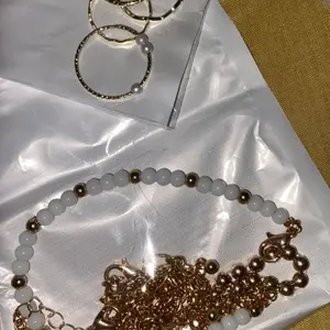 Cincin Set Fashion 5 pcs/set Mutiara Emas Korea Dalika