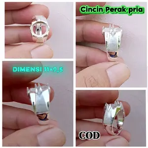 CINCIN PERAK BILAIDHOG SIMPLE MINIMALIS IDAMAN