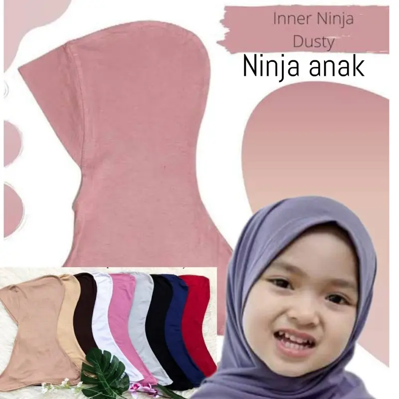 CIPUT DALAMAN HIJAB NINJA ANAK MALAY BAHAN RAYON PREMIUM 0