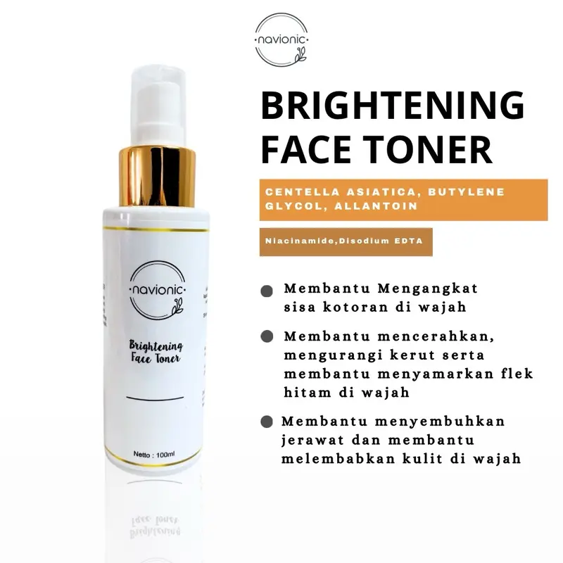 PAKET BASIC BRIGHTENING NAVIONIC 5PCS BPOM 3
