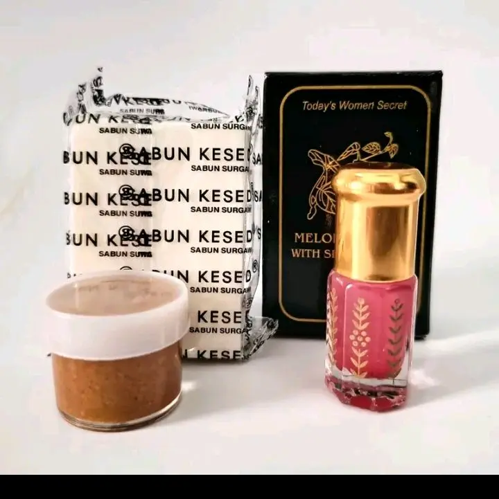 (PAKET 3 PCS) PERAWATAN V Ramuan dayak + melody kesed + Misk taharah 0