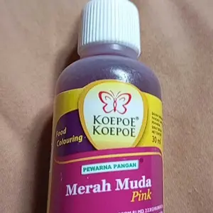 PEWARNA MERAH MUDA (30ml) KOEPOE-KOEPOE