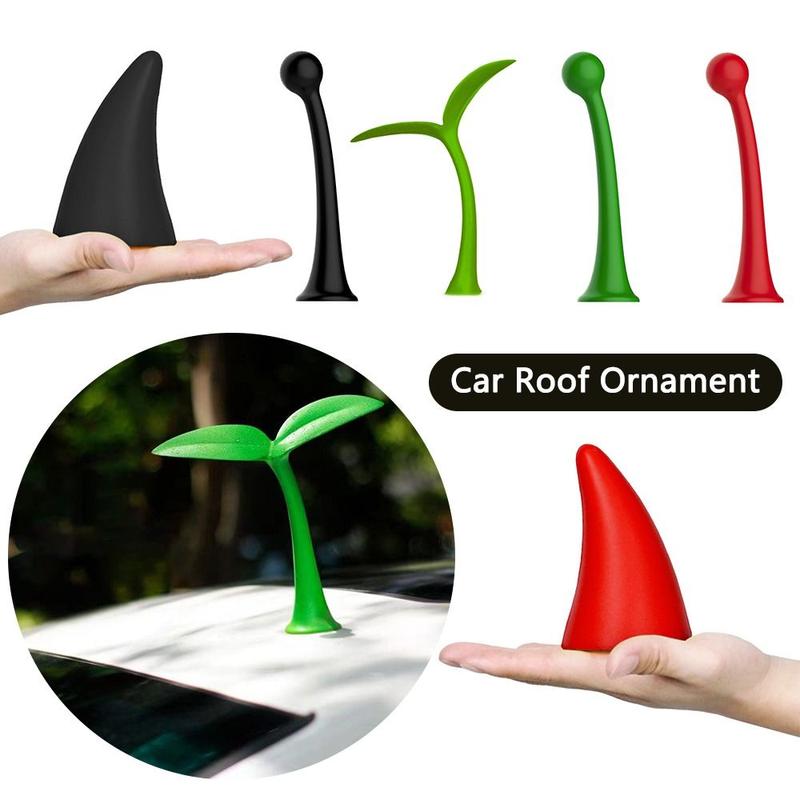 Miếng Dán Sáng Tạo Dễ Thương Cho Nóc Xe Hơi, Trang Trí Ngoại Thất Xe Hơi, Miếng Dán Âm Thanh Nổi 3D, Vật Trang Trí Nóc Xe Hơi, Giá Đỗ