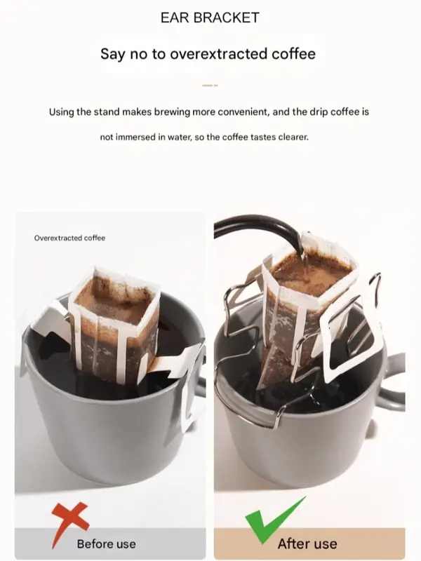 Paper Drip Bag Ear Hanging No Glue Kertas Penyaring Filter Kopi 1