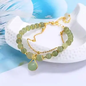 Paket Kalung dan Gelang Giok Perhiasan Berkualitas Cantik