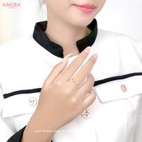 Gambar Kimora - Cincin Titanium Wanita Duo Poppy  Cnt225 - GOLD, SIZE 8 dari Kimora Jewelry Kota Denpasar 2 Tokopedia