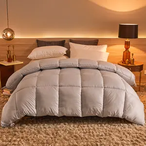 95% Goose Down Duvet Comforter Quilted Perfect Comfort Double Single Size Winter Thick Blanket Solid Color Bedclothes Duvet - 180x220cm 4kg 14:200006151