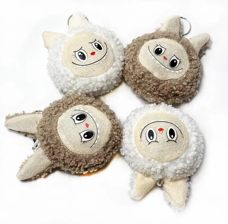 Tas Ransel Anak TK/SD Karakter Boneka Labubu Bulu Halus - Ransel Anak Bulu Halus Head Labubu Kawaii 8