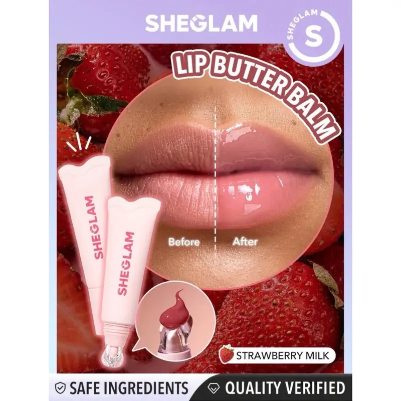 SHEGLAM Crystal Glaze Moisturizing Lip Butter Balm rhode summer fridays dupe 7