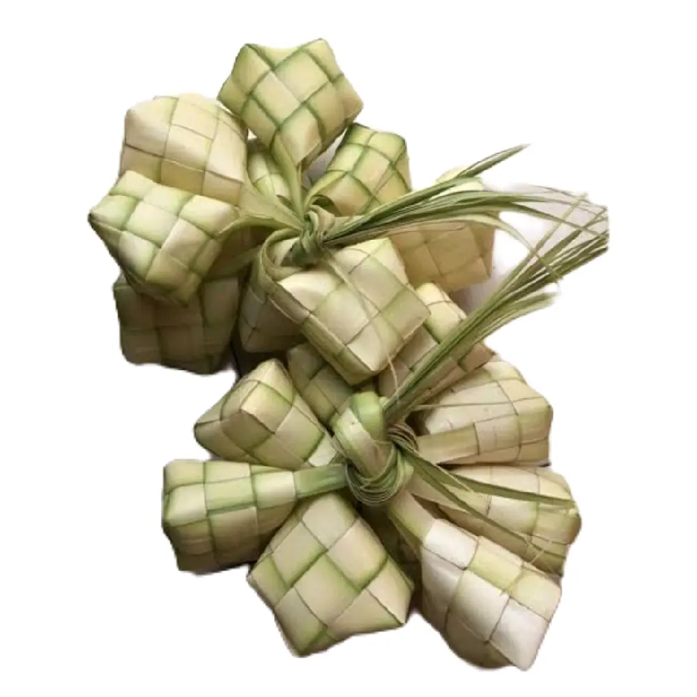 Cangkang ketupat - Jual cangkang ketupat kosong segar paket 10 pcs