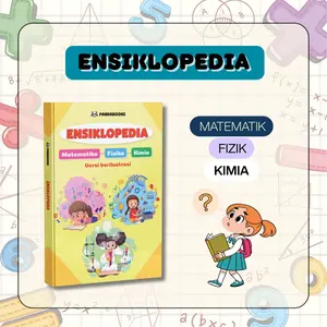 Ensiklopedia Matematik-Fizik-Kimia Anak Bergambar Full Color Buku Edukasi Anak | Buku Pengetahuan Umum | Buku Belajar Dunia Sekitar