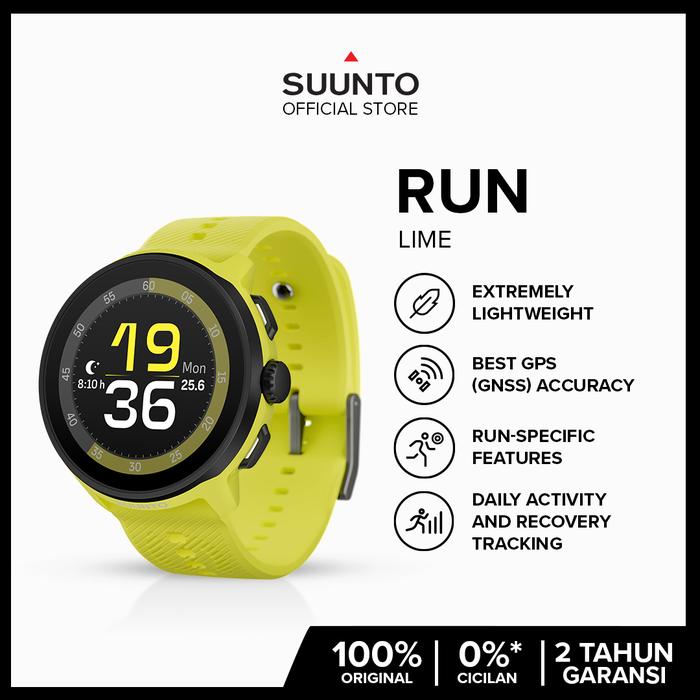 Promo Suunto Run Lime - Run your story, Lightweight sports watch