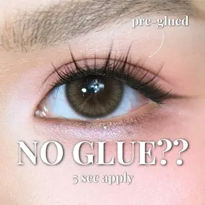 Glueless Lash Natural Look | Tanpa Lem Press On Lash | Bulu Mata Cluster Natural | Pre Glued Lash 5 Sec Apply