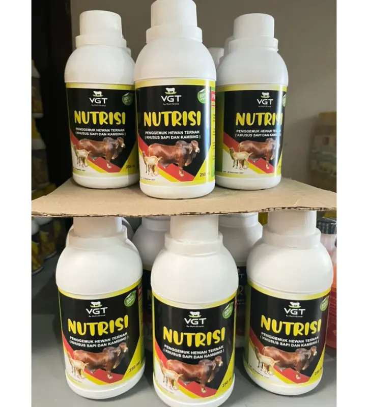 VGT Nutrisi Sapi dan Kambing Penggemuk Hewan Ternak Vitamin Sapi Penambah Nafsu Makan Kambing 250ml 3