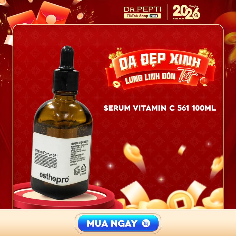  Serum Vitamin C Serum 561 Esthepro Skincare Giúp Làm Đẹp Da Chắm Sóc Da Mờ Thâm Mụn Giảm Mụn Làm Đều Màu Da Hỗ Trợ Làm Trắng Da Dành Cho Cả Nam Và Nữ Chai 100ml 