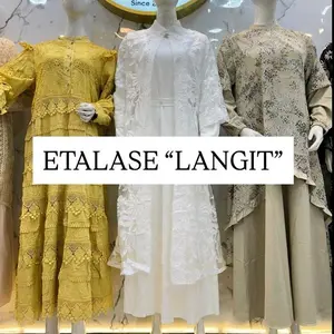 Dress Abiyan Najwa Salvina YS Original LFY Live KAMIS 09 APR SORE Fashion Muslim Devitafashion Gamis Midi