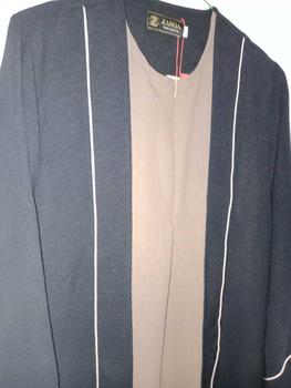 Product Review of ZARQA - Luna Gamis 2 | Abaya gamis sisesa Two Tone List Bisban Polos Muslim Turki Dewasa Remaja Lebaran terbaru 2025 Crinkle Mewah Maxi abaya santri Airflow Simple from C**r 2
