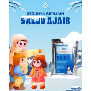 Snow Gel - Mainan Anak Pasir Salju Ajaib Fake Snow Salju Buatan - Instan Snow Maian Sensorik Sand Water