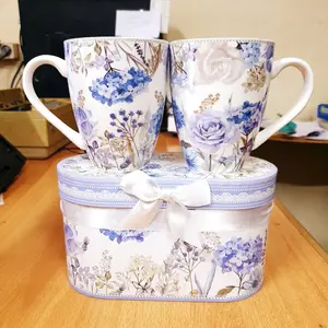 KADO NATAL KERAMIK HAMPERS MUG 2PC LC002S2/220 mug  keramik  aesthetic souvenir
